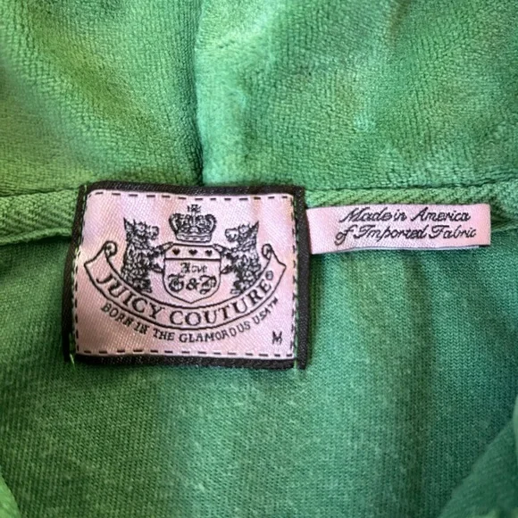 Vintage Juicy Couture Velour Track Jacket - Picture 3 of 4